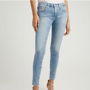 AG Adriano Goldschmied light wash jeans
